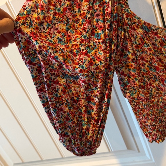 AFRM Mari Floral Smocked Blouse - Picture 4 of 6